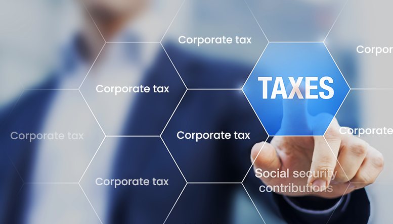 Corporate Tax Overview Illustration